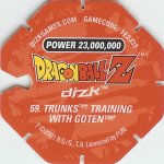 #59
Trunks Training With Goten
Power 23,000,000
Red Back<br />Cut #2 (&trade;)
(Back Image)