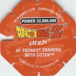 #59
Trunks Training With Goten
Power 32,000,000
Red Back<br />Cut #1 (&reg;)
(Back Image)