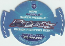 #15
Piccolo
Power 62,000,000

(Back Image)