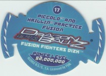 #17
Piccolo And Krillin Practice Fusion
Power 52,000,000

(Back Image)