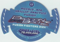 #17
Piccolo And Krillin Practice Fusion
Power 79,000,000

(Back Image)