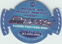 #17
Piccolo And Krillin Practice Fusion
Power 97,000,000

(Back Image)