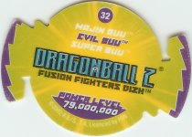 #32
Evil Buu
Power 79,000,000

(Back Image)
