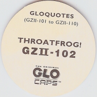 #GZII-102
Gloquotes - Throatfrog!

(Back Image)