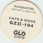 #GZII-104
Gloquotes - Cats & Dogs

(Back Image)