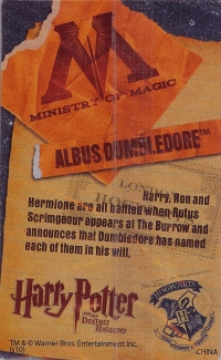 Albus Dumbledore

(Back Image)