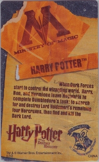 Harry Potter

(Back Image)