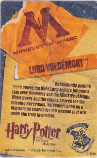 Lord Voldemort

(Back Image)