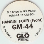 #GM-44
Glo Snow &amp; Sea Mickey - Hangin' Four (Front)

(Back Image)