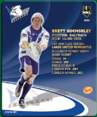 #6
Brett Kimmorley

(Back Image)