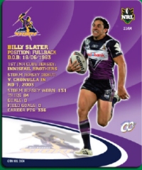 #27
Billy Slater

(Back Image)