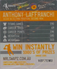 #53
Anthony Laffranchi

(Back Image)