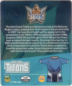 #37
Gold Coast Titans

(Back Image)