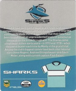 #43
Cronulla Sutherland Sharks

(Back Image)