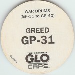 #GP-31
War Drums - Greed

(Back Image)
