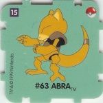 #15
#63 Abra

(Front Image)