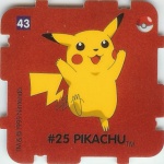 #43
#25 Pikachu

(Front Image)