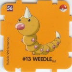 #56
#13 Weedle

(Front Image)