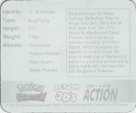 #4
12. Butterfree

(Back Image)