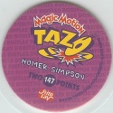 #147
Homer Simpson

(Back Image)