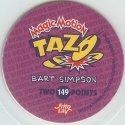 #149
Bart Simpson

(Back Image)