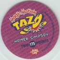 #175
Homer Simpson

(Back Image)