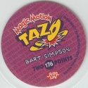#176
Bart Simpson

(Back Image)