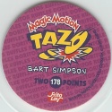 #178
Bart Simpson

(Back Image)