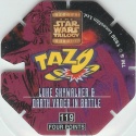 #119
Luke Skywalker &amp; Darth Vader in battle
Large Techno Notch<br />(2nd Printing)

(Back Image)