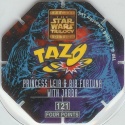 #121
Princess Leia &amp; Bib Fortuna with Jabba

(Back Image)