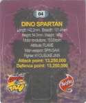 #4
Dino Spartan
Cut #2

(Back Image)