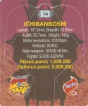 #14
Ichibanboshi
Cut #3

(Back Image)