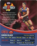 #4
Simon Black

(Back Image)