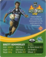 #23
Brett Kimmorley

(Back Image)