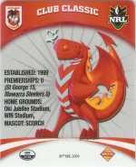 #37
St George/Illawarra Dragons Logo

(Back Image)