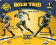 #52
North Queensland Cowboys Trio

(Back Image)