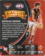 #5
Patrick Ryder

(Back Image)