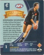 #19
Stephen Silvagni

(Back Image)