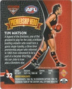 #21
Tim Watson

(Back Image)