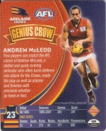 #33
Andrew McLeod

(Back Image)