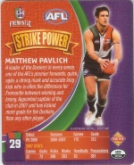 #38
Matthew Pavlich

(Back Image)