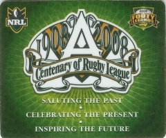 Centenary<br />of Rugby League

(Front Image)