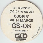 #GS-08
Glo Simpsons - Cookin' With Marge

(Back Image)
