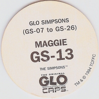 #GS-13
Glo Simpsons - Maggie

(Back Image)