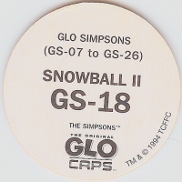 #GS-18
Glo Simpsons - Snowball II

(Back Image)