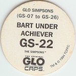 #GS-22
Glo Simpsons - Bart Under Achiever

(Back Image)