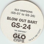 #GS-24
Glo Simpsons - Blow Out Bart

(Back Image)