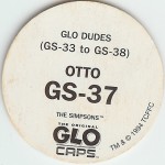 #GS-37
Glo Dudes - Otto

(Back Image)