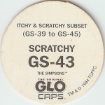 #GS-43
Itchy &amp; Scratchy Subset - Scratchy

(Back Image)