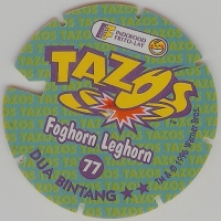 #77
Foghorn Leghorn

(Back Image)